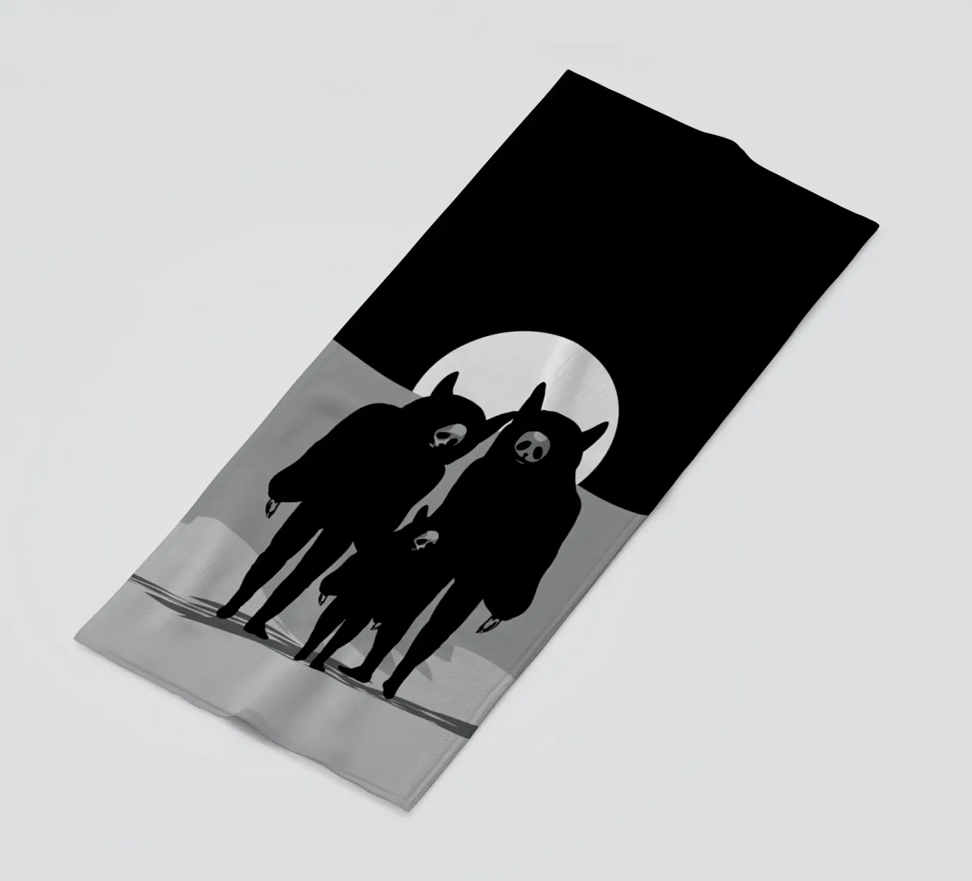 Never Alone Strandtuch von AS Art