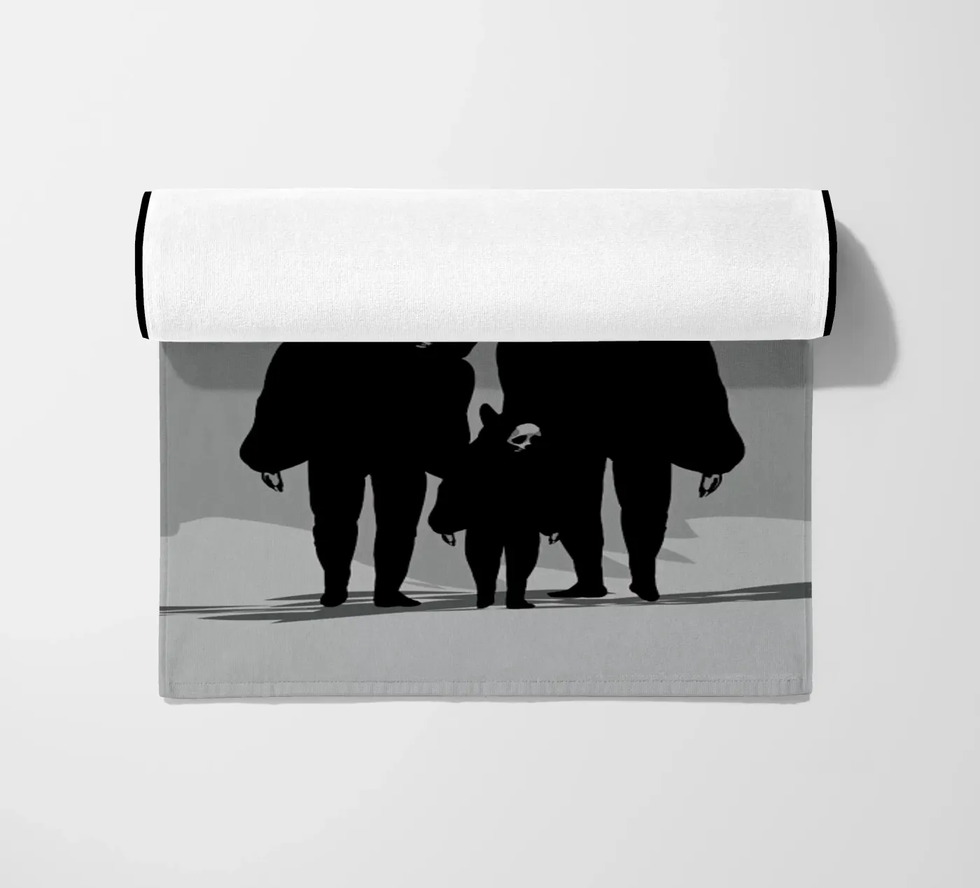 Never Alone Strandtuch von AS Art