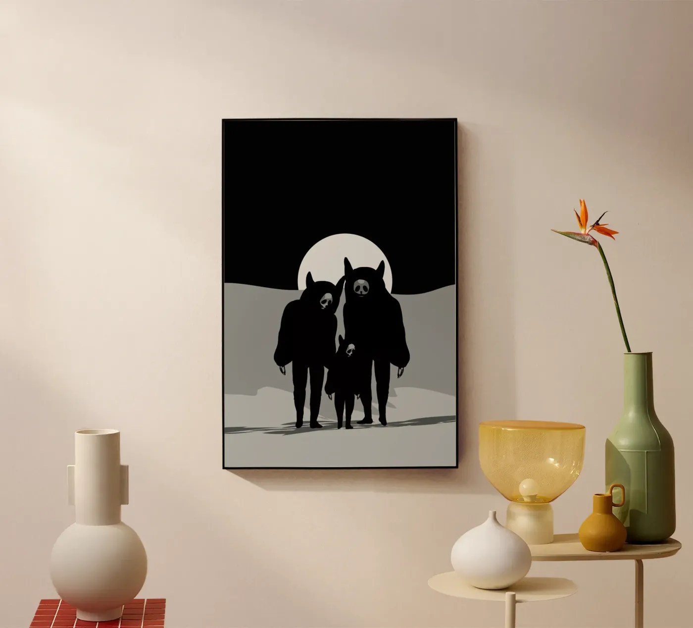 Never Alone plexiglas de AS Art