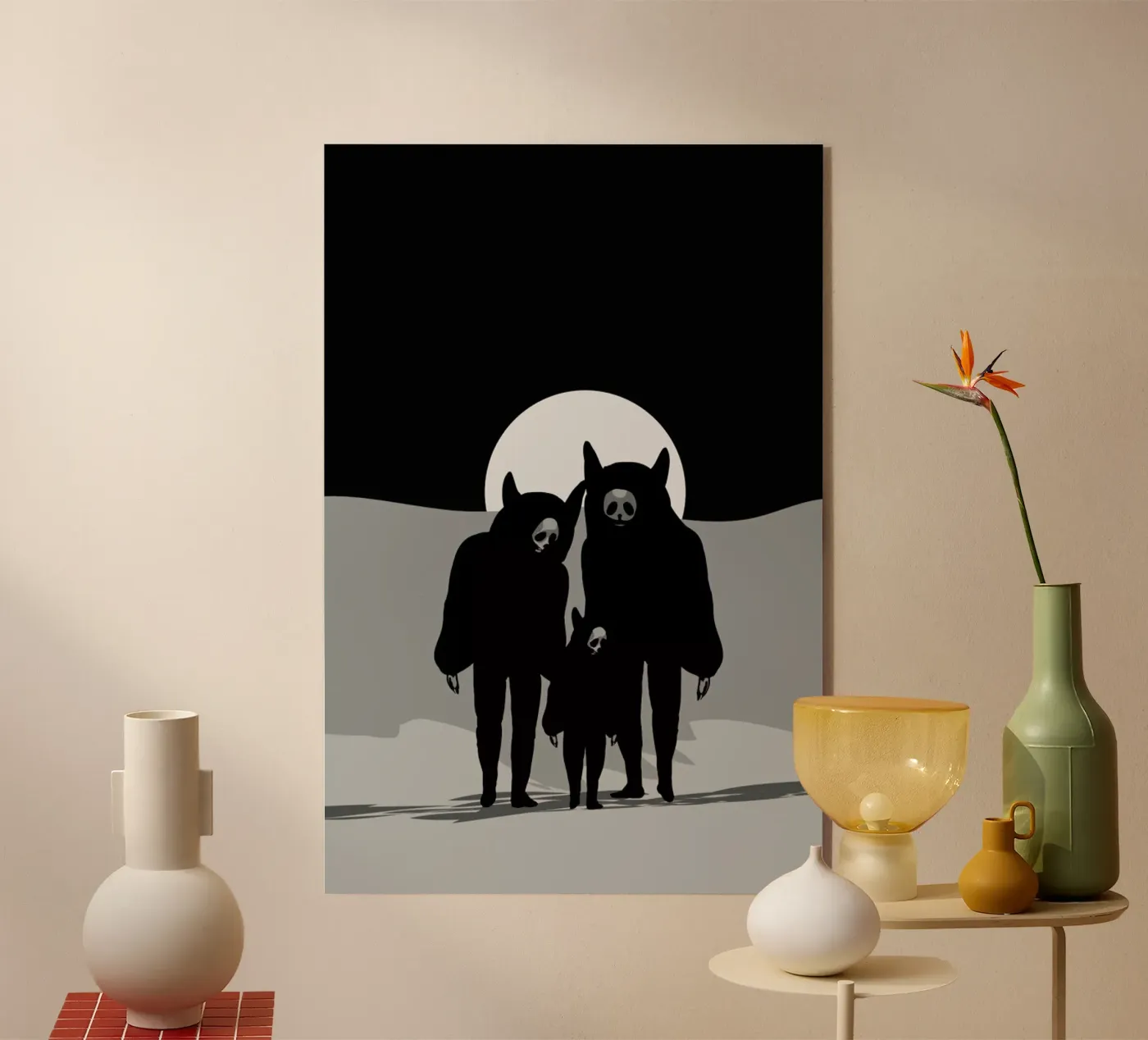Never Alone plexiglas de AS Art