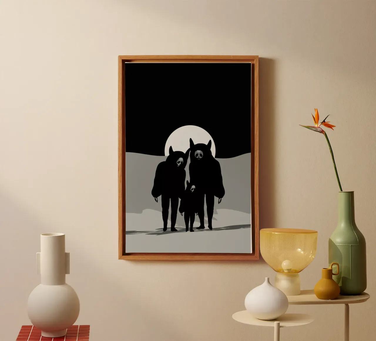 Never Alone tela da AS Art