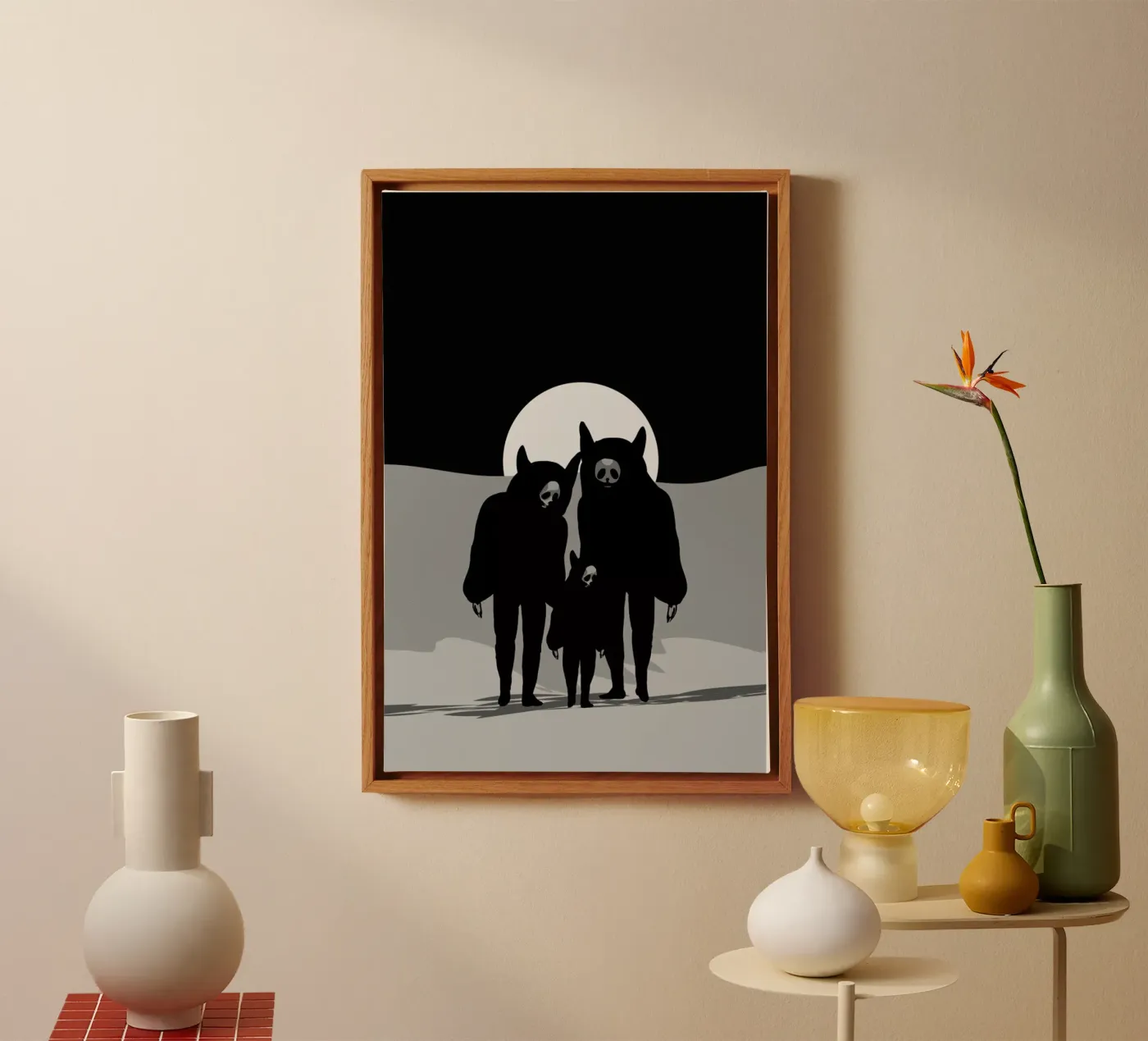 Never Alone canvas by AS Art