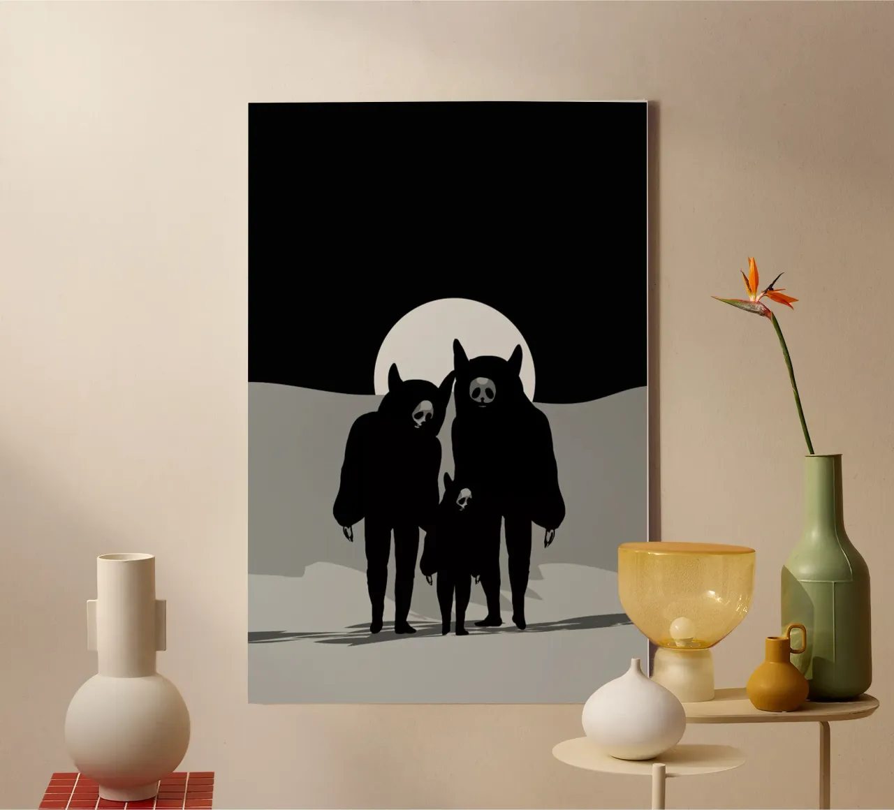 Never Alone tela da AS Art