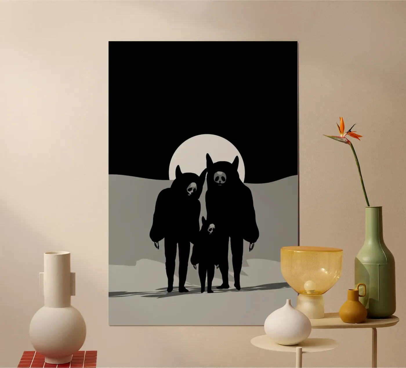 Never Alone poster da AS Art