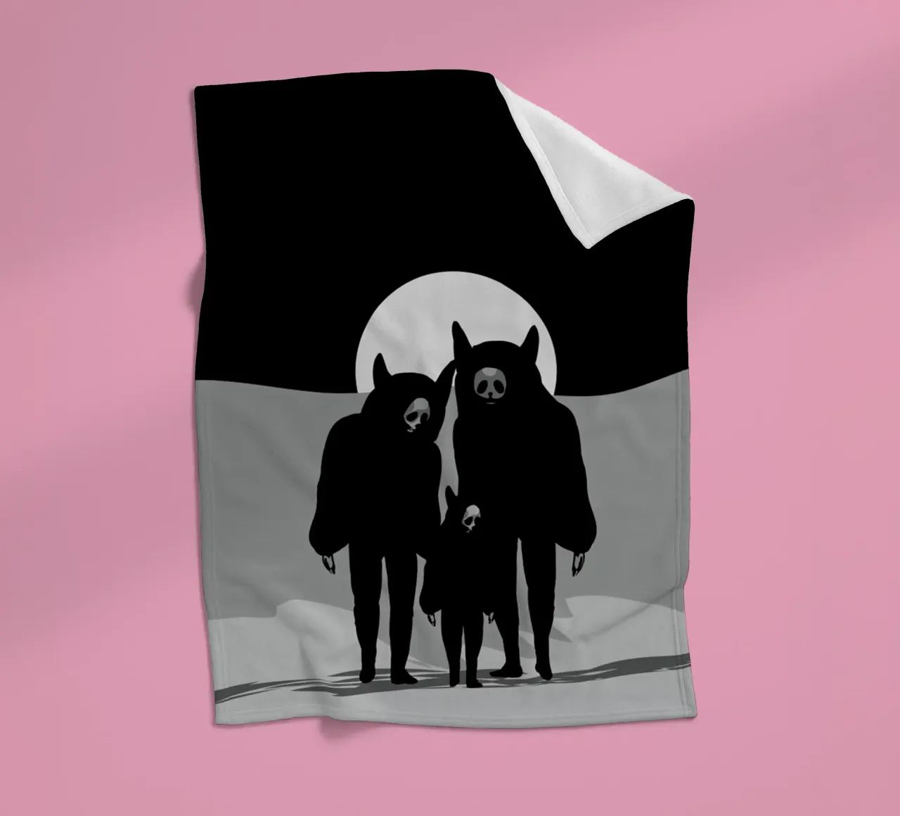 Never Alone Fleecedecke von AS Art