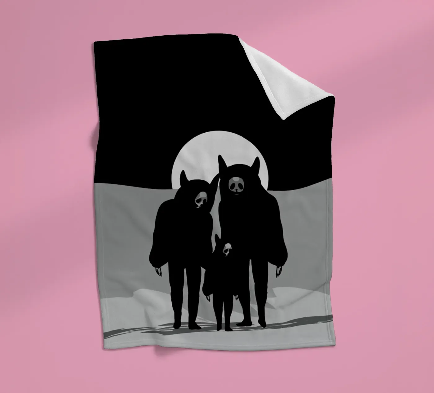 Never Alone fleece blanket by AS Art