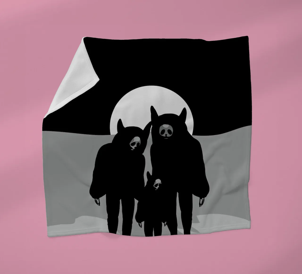 Never Alone Fleecedecke von AS Art