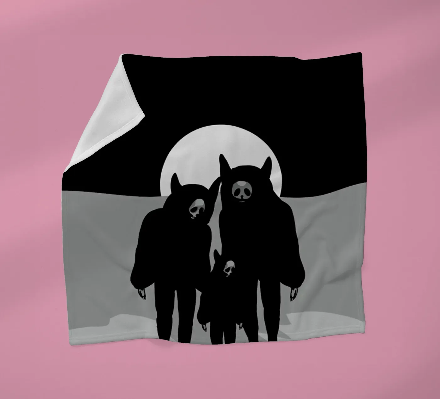 Never Alone fleece blanket by AS Art