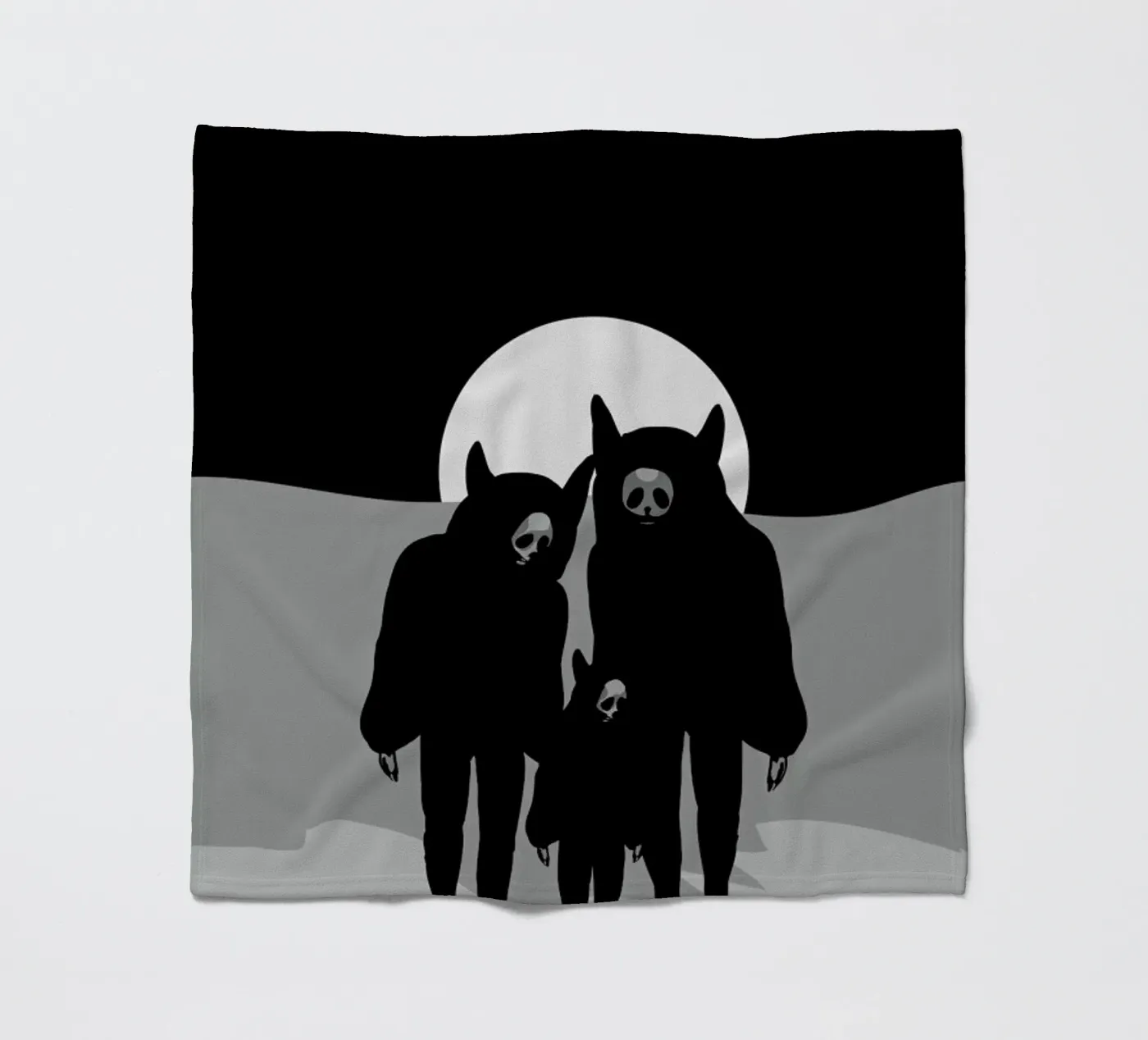 Never Alone fleece blanket by AS Art