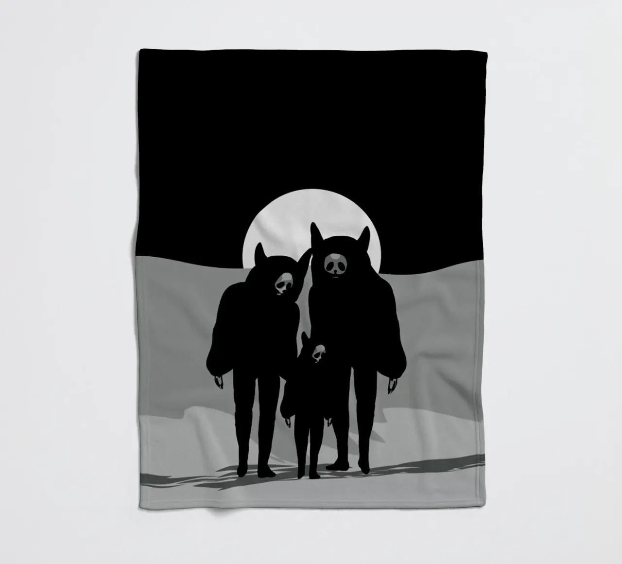 Never Alone Fleecedecke von AS Art