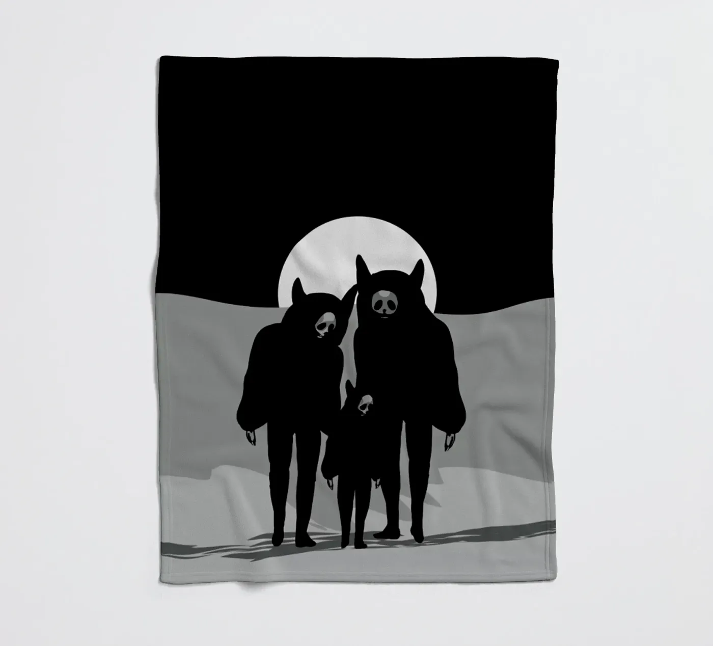 Never Alone fleece blanket by AS Art