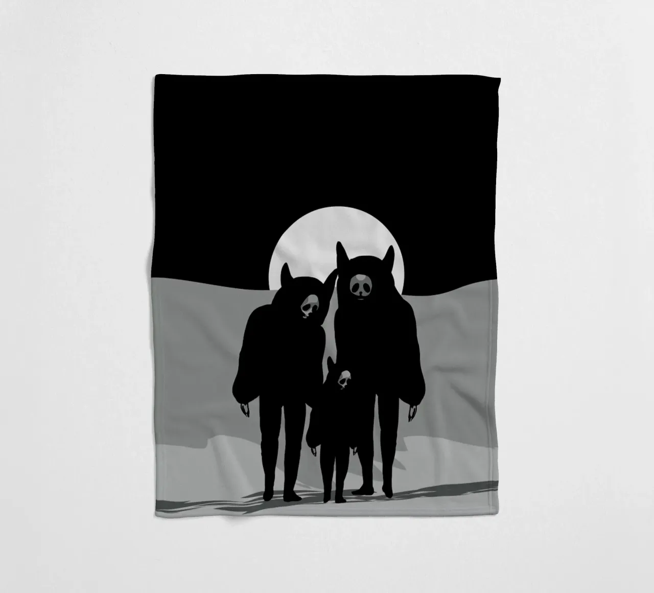 Never Alone Fleecedecke von AS Art