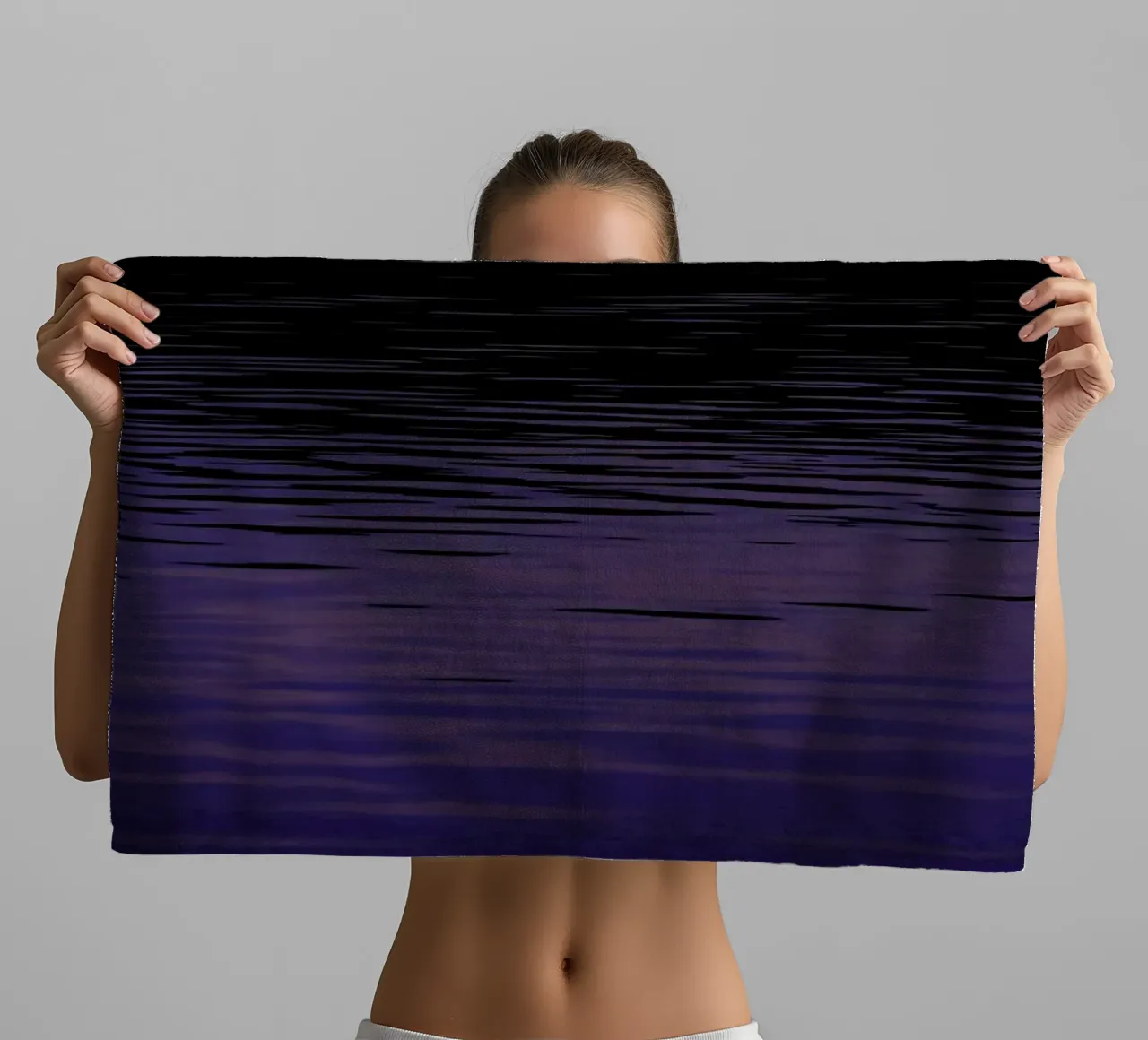 Abstract Waves asciugamano da bagno da Nur Mut