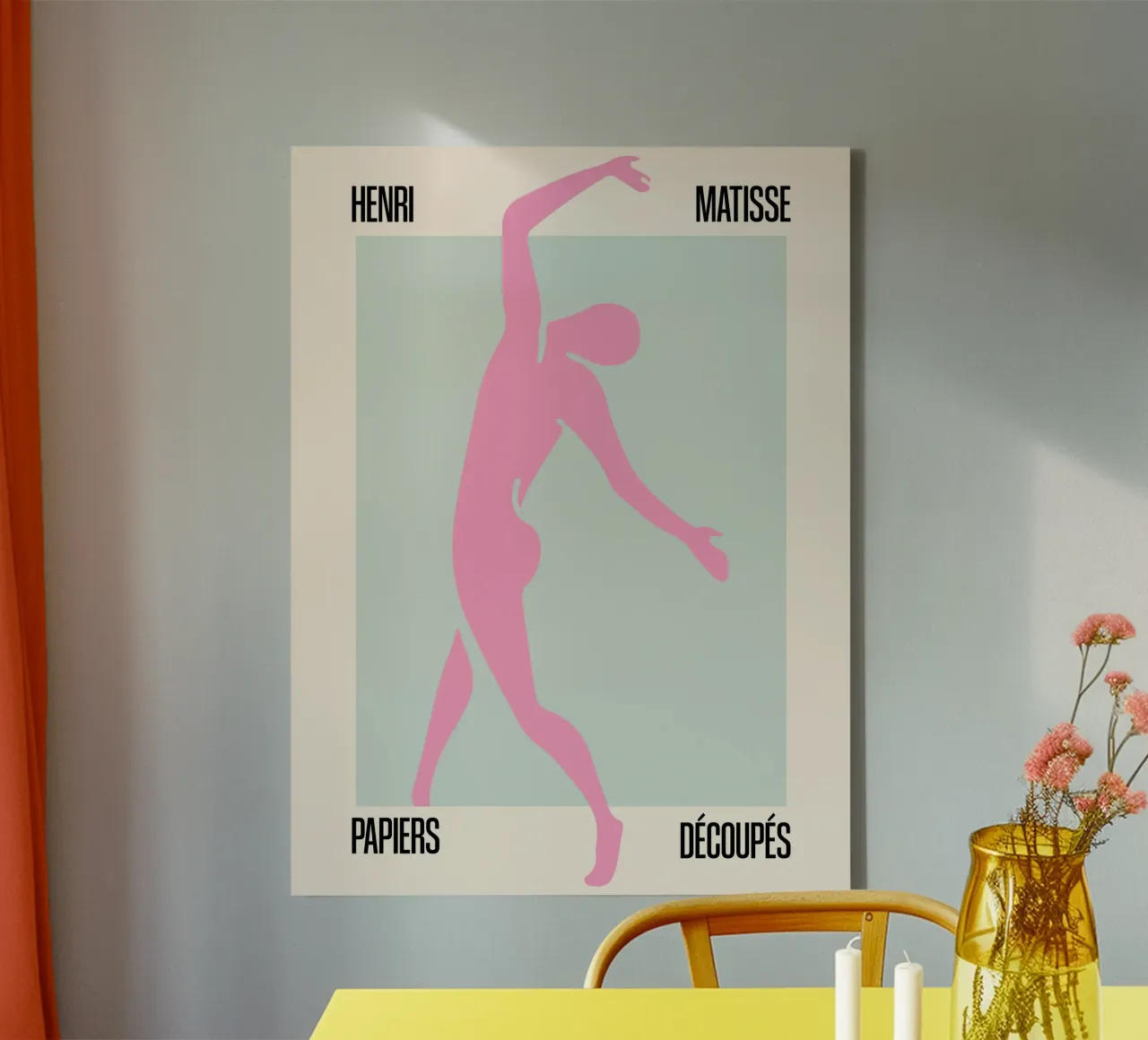 Sierlijke uitsnijding canvas met Baklijst van SMPLE