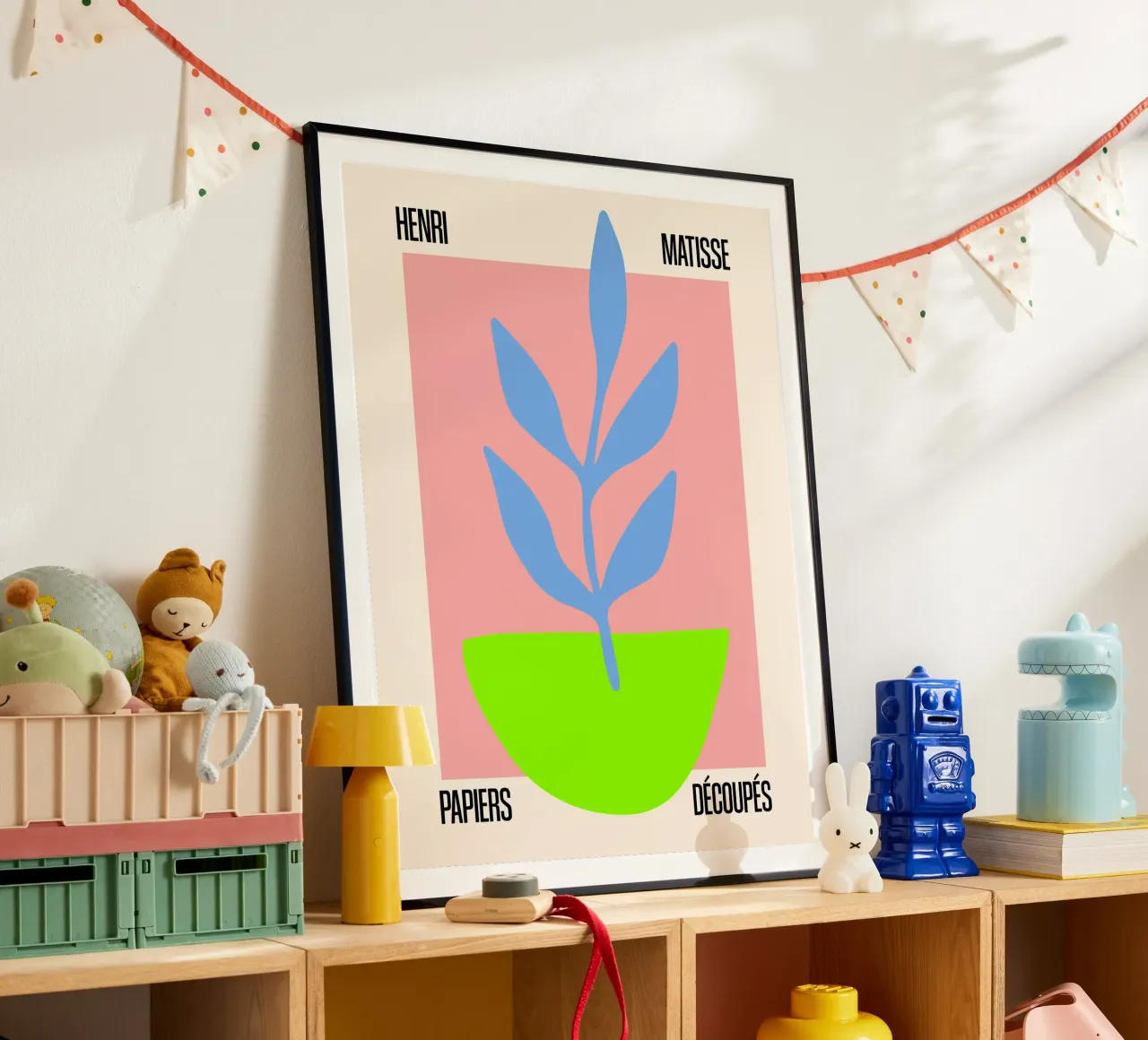 Ritaglio botanico poster con telaio in alluminio da SMPLE