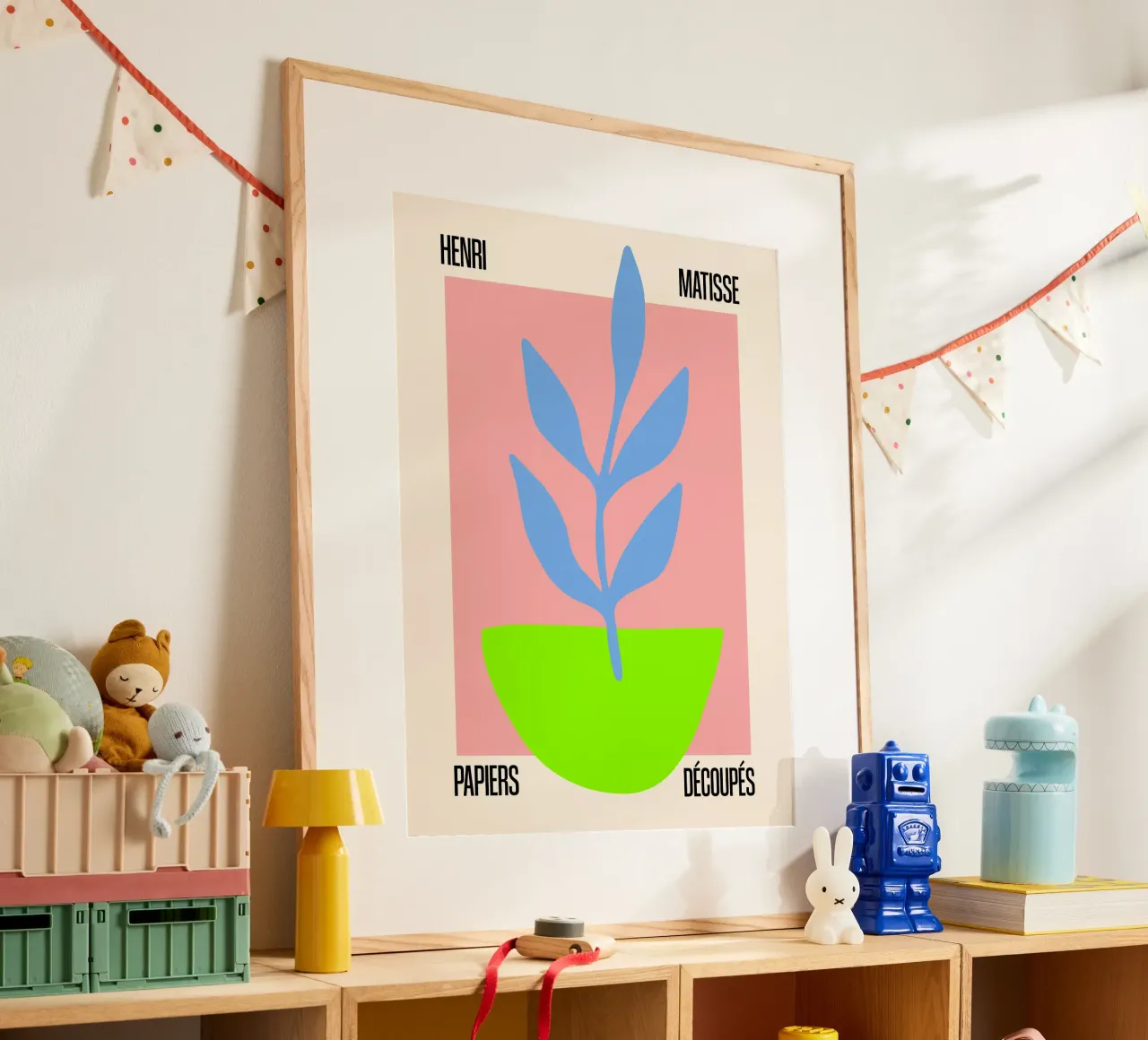 Ritaglio botanico poster con telaio in alluminio da SMPLE