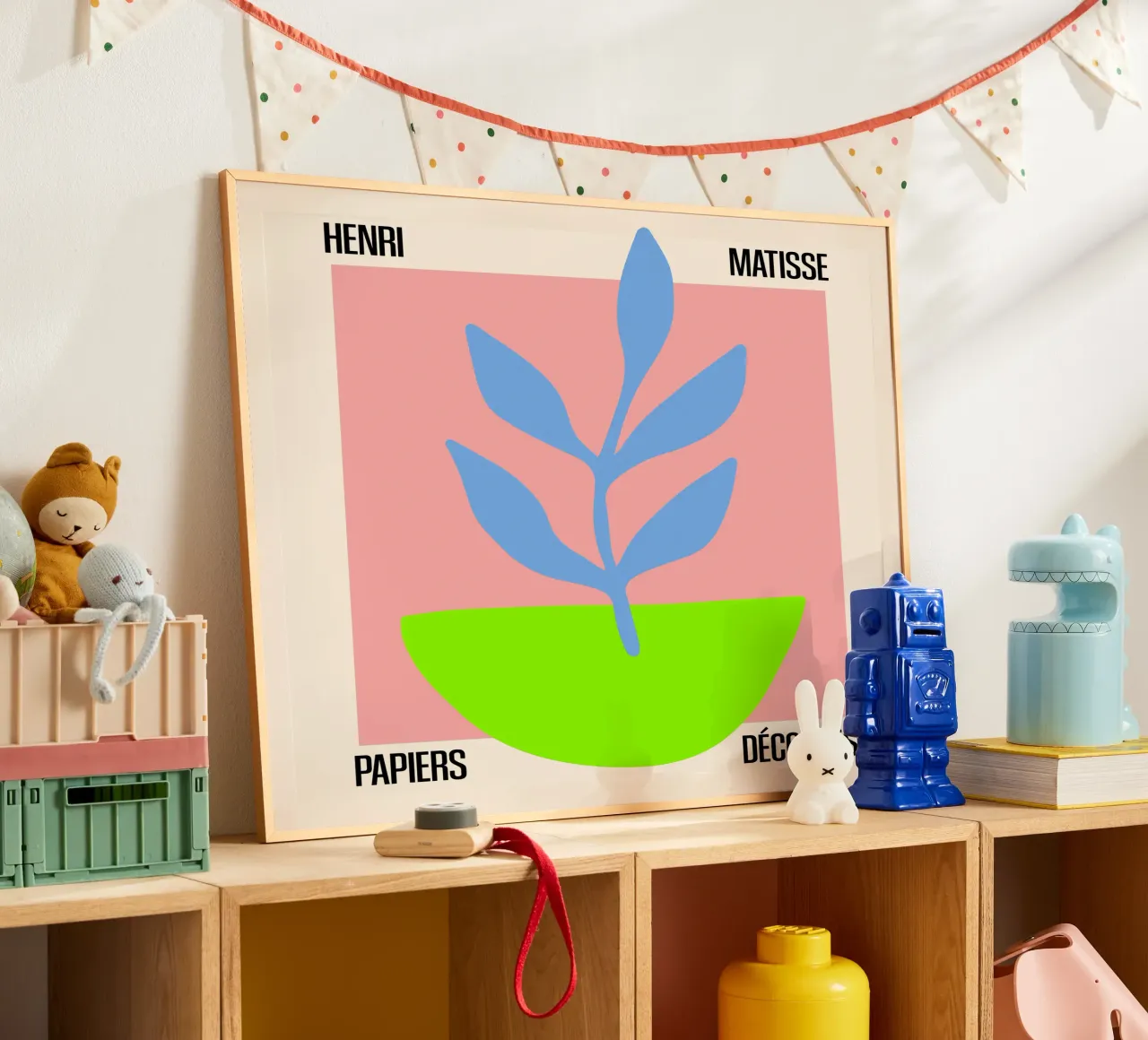 Ritaglio botanico poster con telaio in alluminio da SMPLE