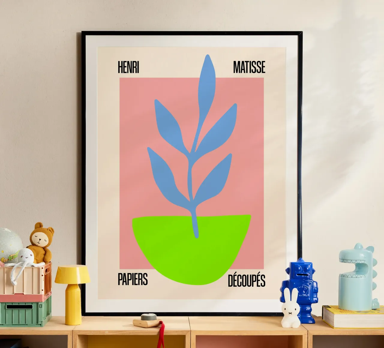 Ritaglio botanico poster con telaio in alluminio da SMPLE