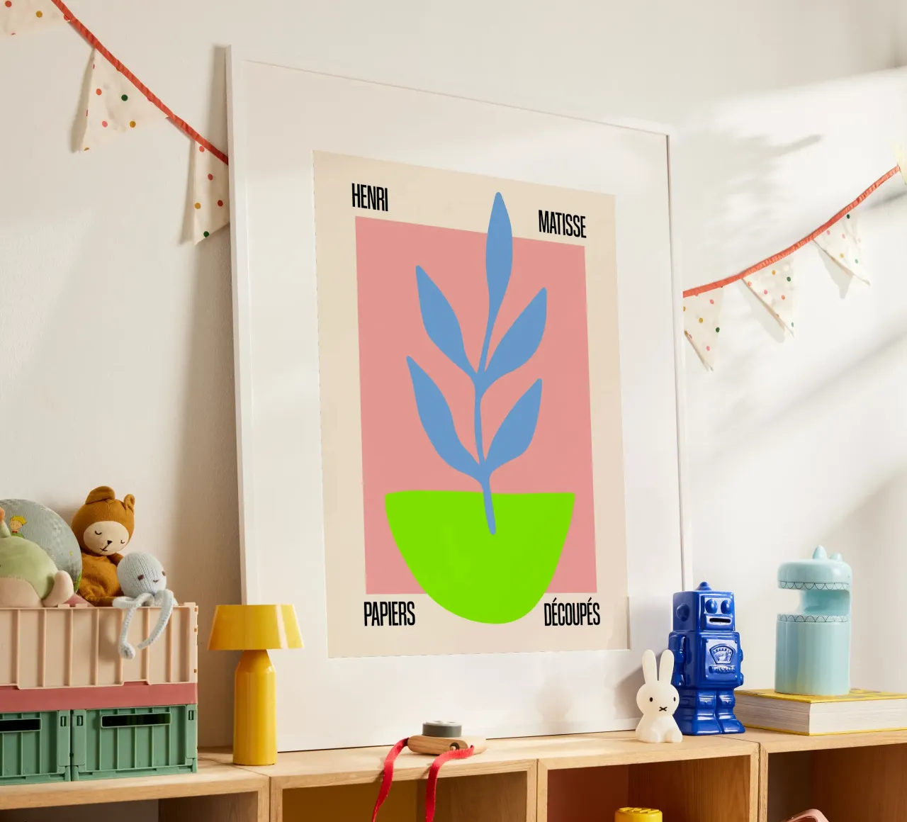 Ritaglio botanico poster con telaio in alluminio da SMPLE