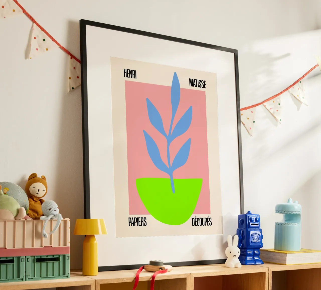 Ritaglio botanico poster con telaio in alluminio da SMPLE