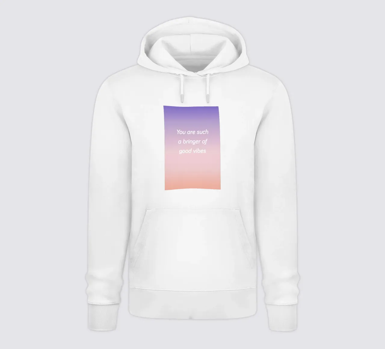 Bringer Of Good Vibes felpa con cappuccio da Oh Darling