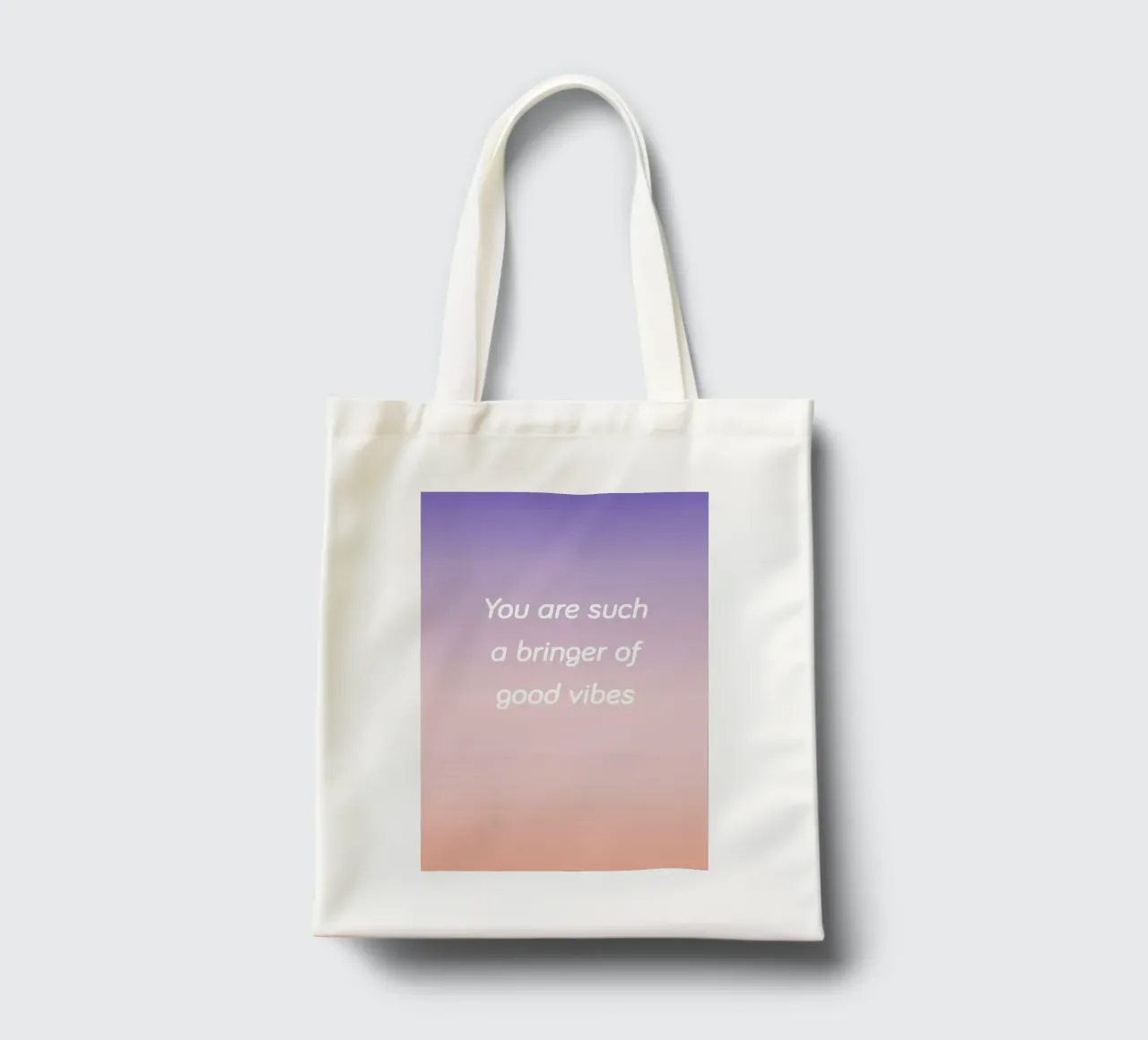 Bringer Of Good Vibes borsa in juta da Oh Darling