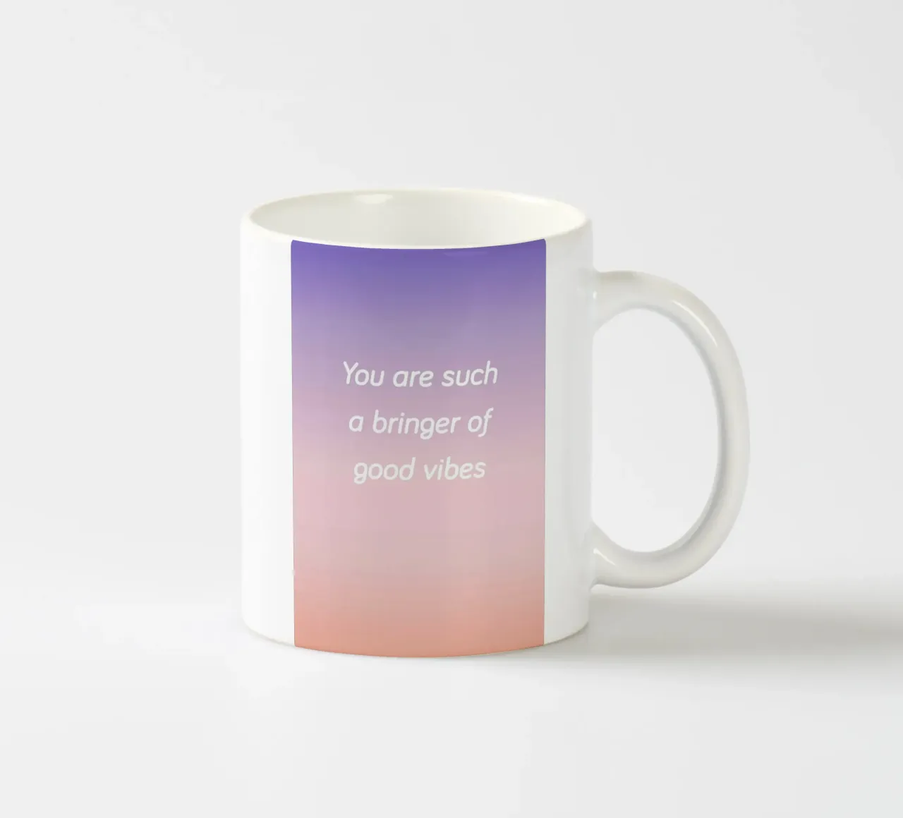 Bringer Of Good Vibes mug en céramique de Oh Darling