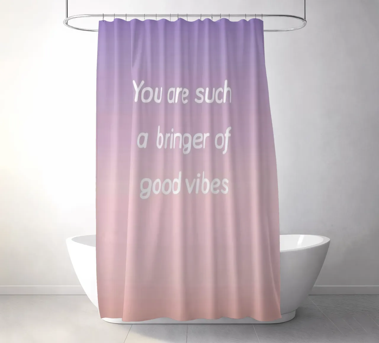 Bringer Of Good Vibes tenda da doccia da Oh Darling