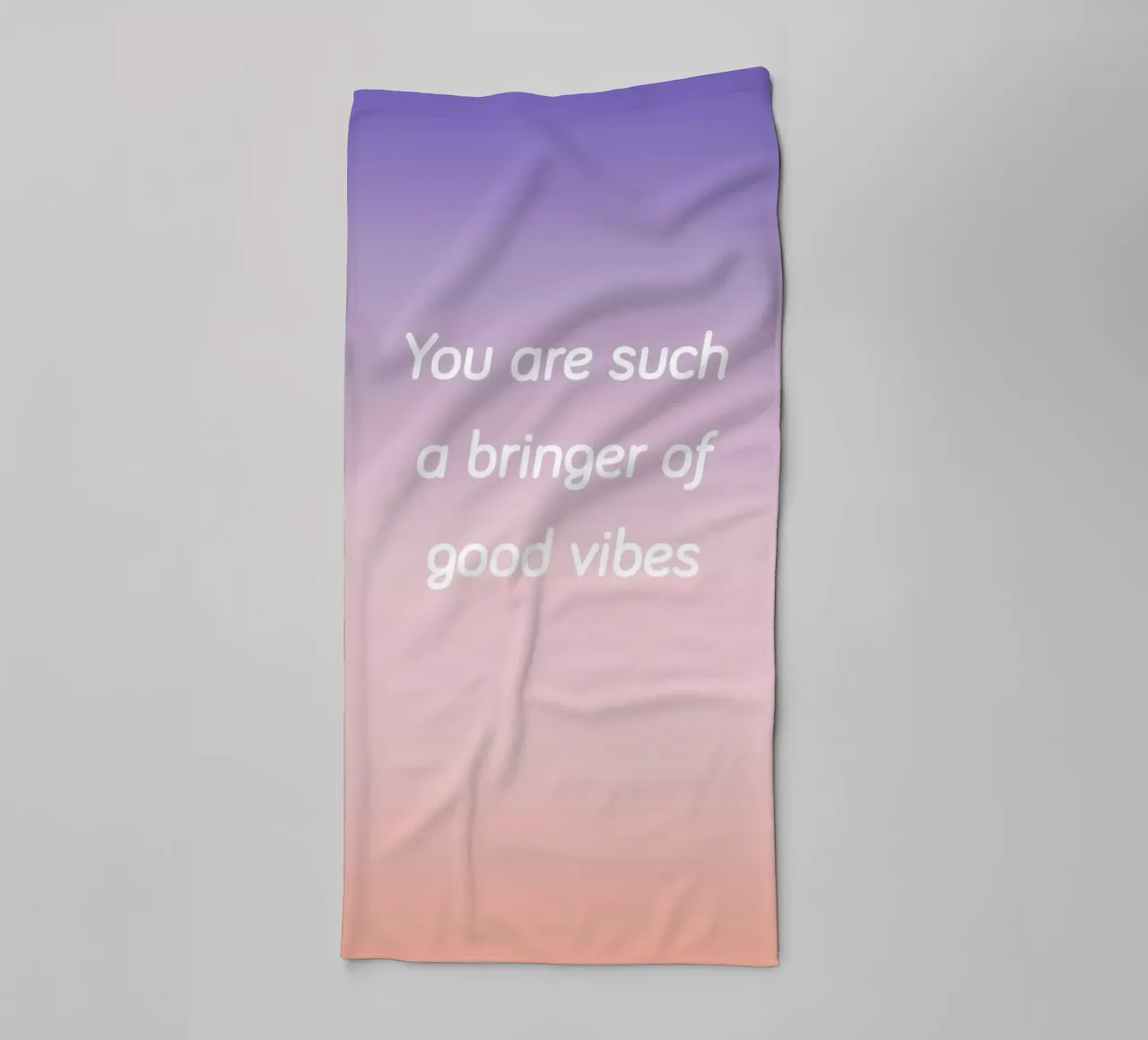 Bringer Of Good Vibes asciugamano da bagno da Oh Darling