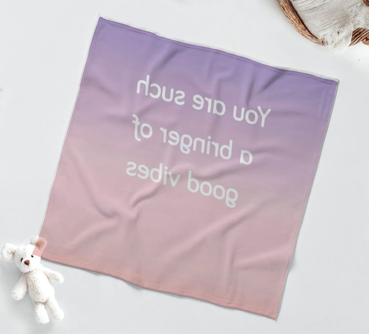Bringer Of Good Vibes coperta in pile da Oh Darling