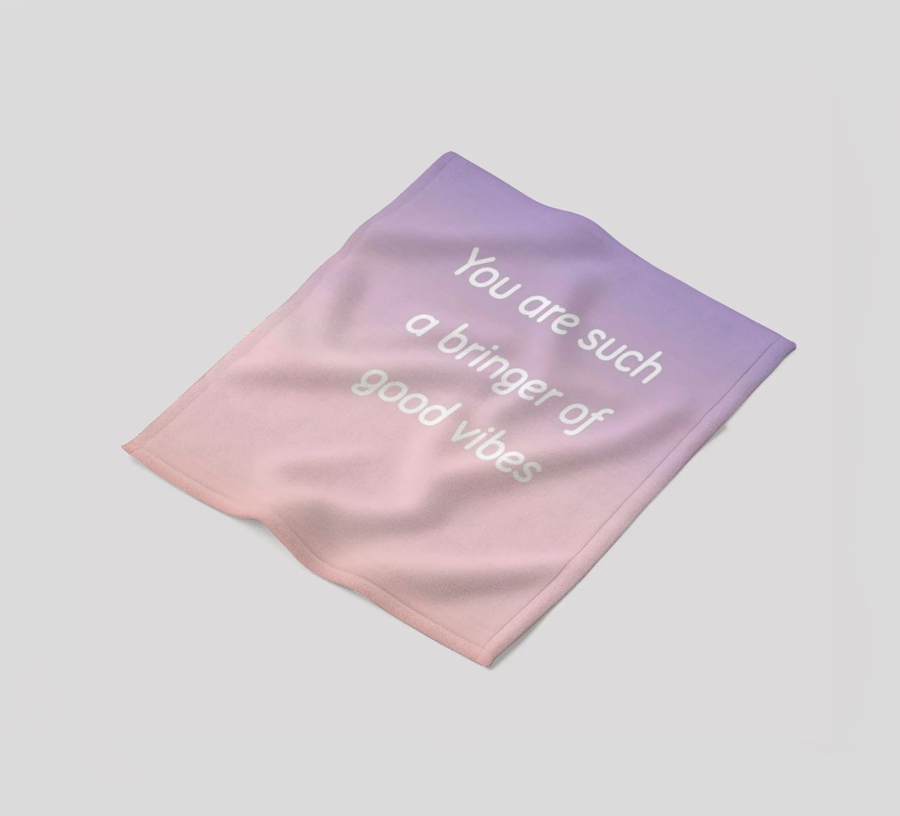 Bringer Of Good Vibes coperta in pile da Oh Darling