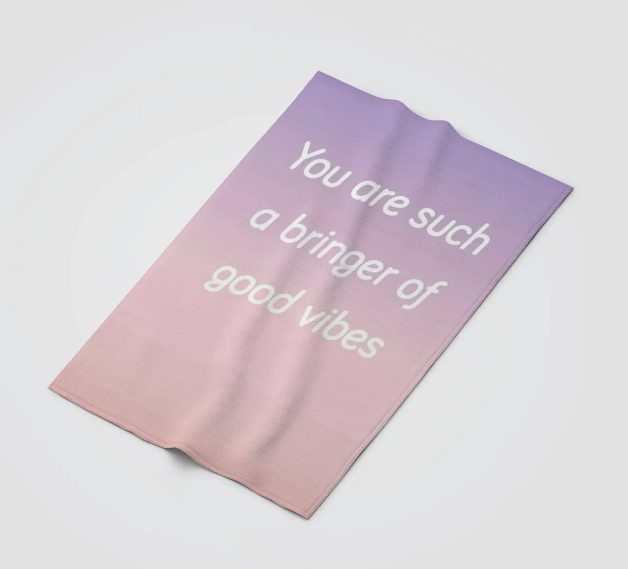 Bringer Of Good Vibes coperta in pile da Oh Darling