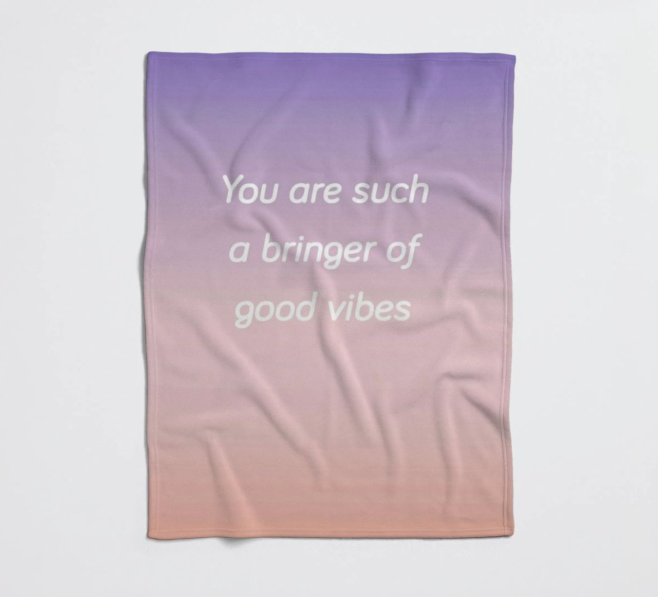 Bringer Of Good Vibes coperta in pile da Oh Darling