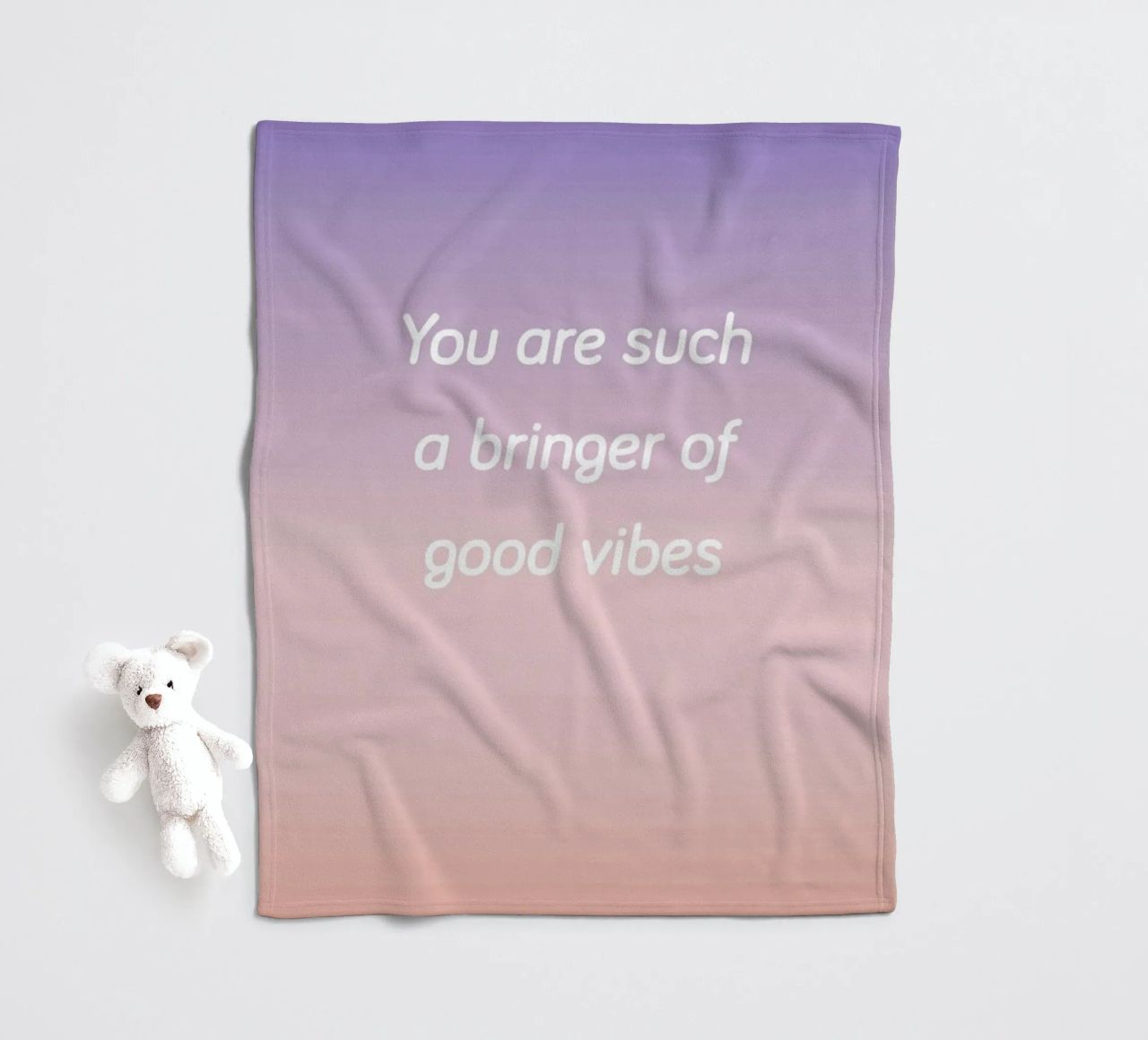 Bringer Of Good Vibes coperta in pile da Oh Darling