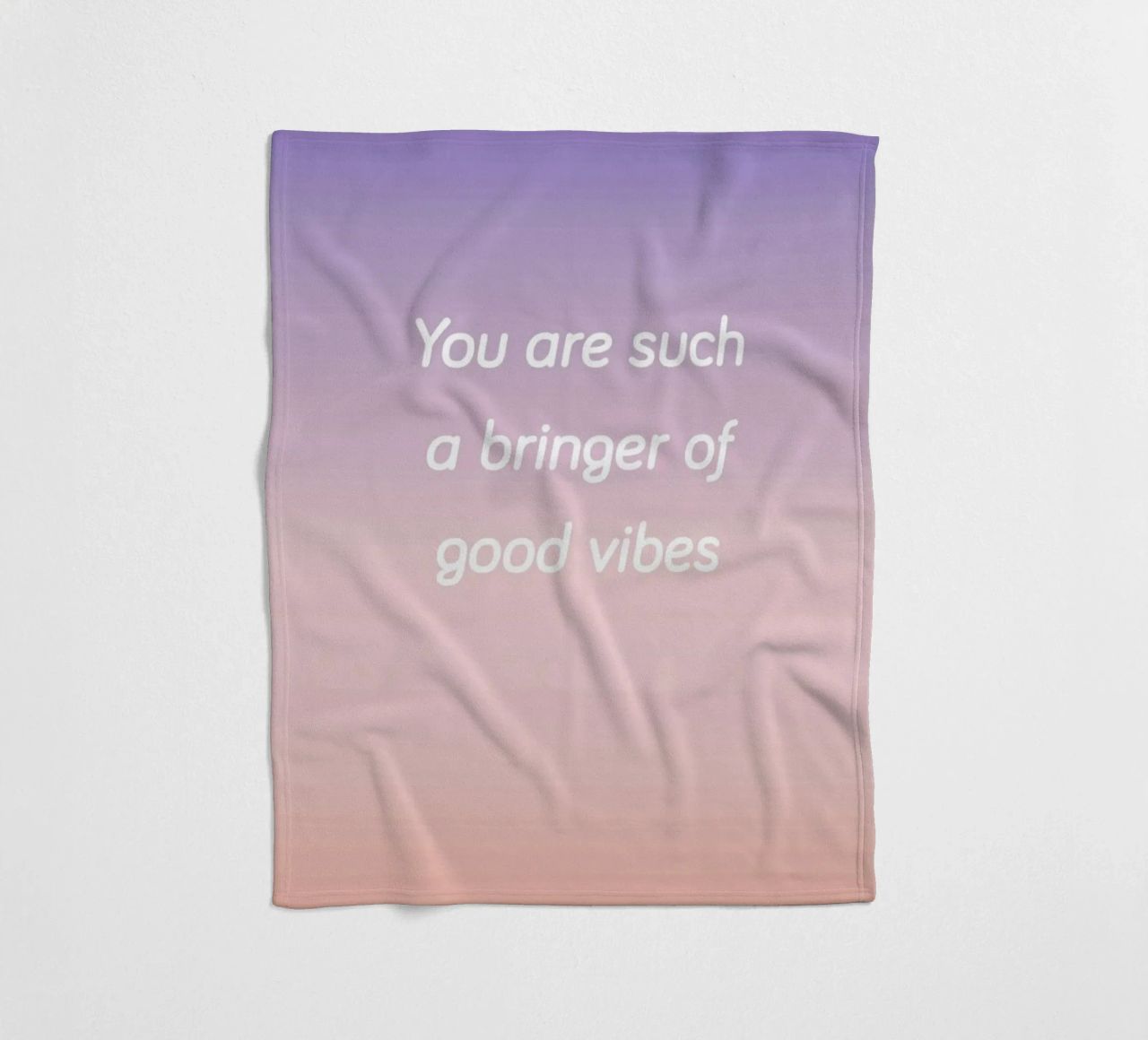 Bringer Of Good Vibes coperta in pile da Oh Darling