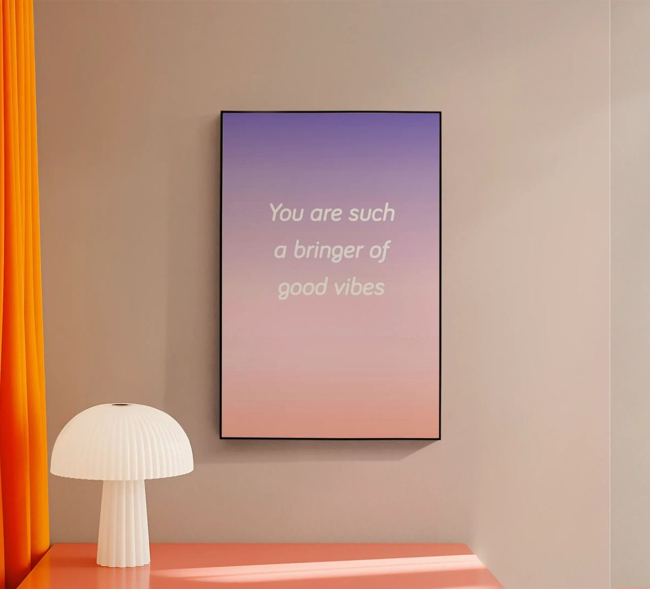 Bringer Of Good Vibes plexiglass da Oh Darling