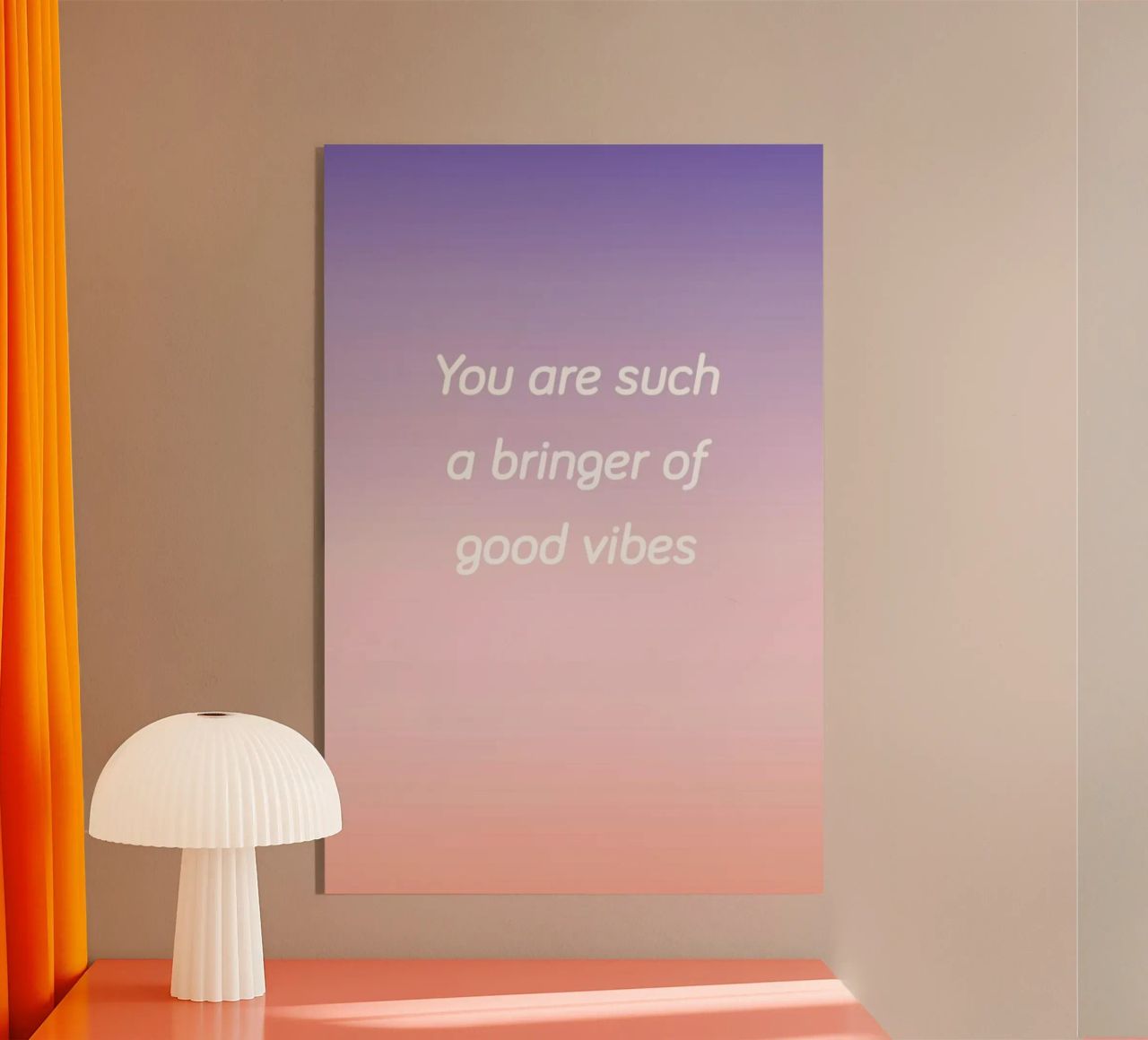 Bringer Of Good Vibes plexiglass da Oh Darling