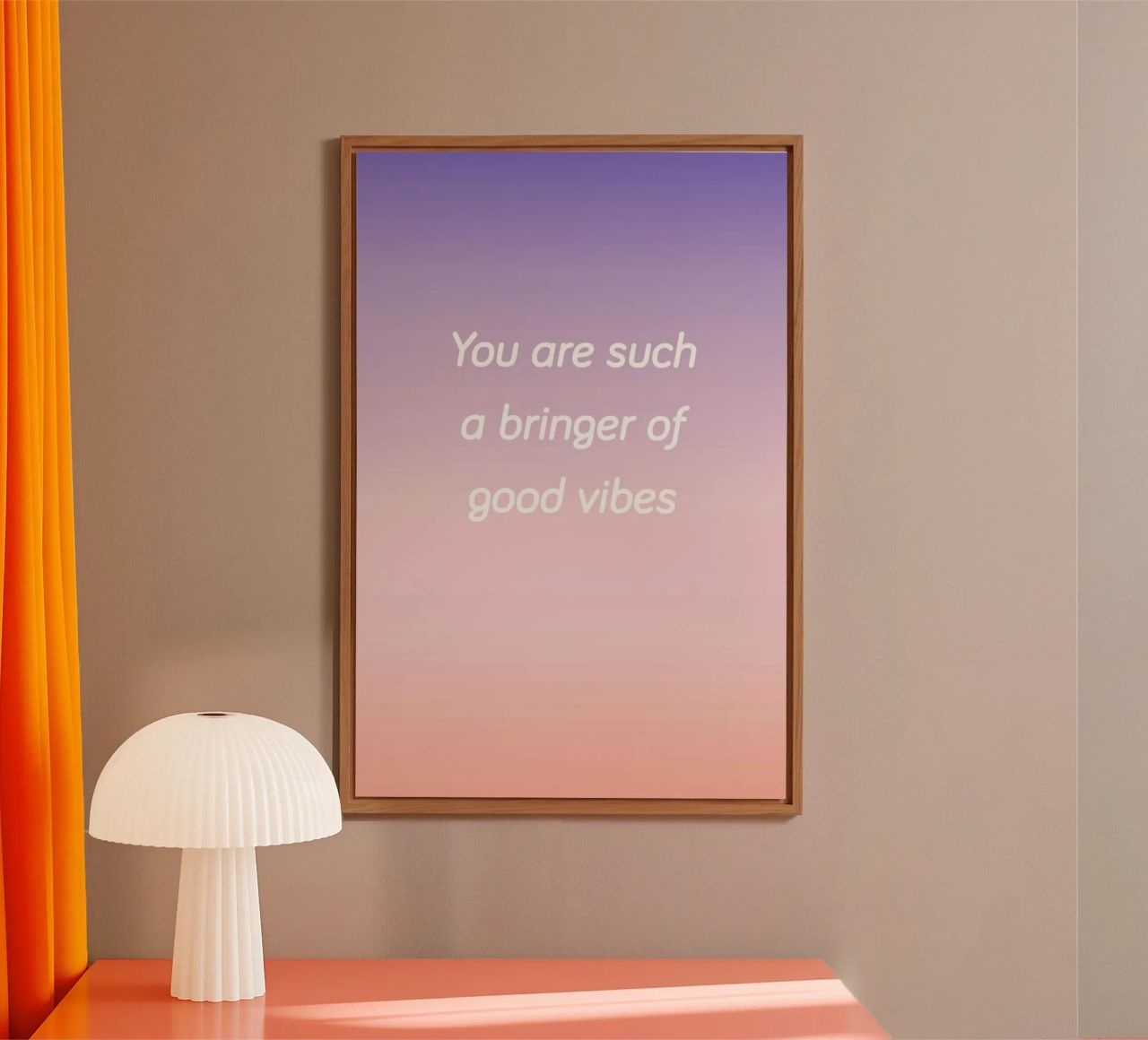 Bringer Of Good Vibes alluminio dibond da Oh Darling