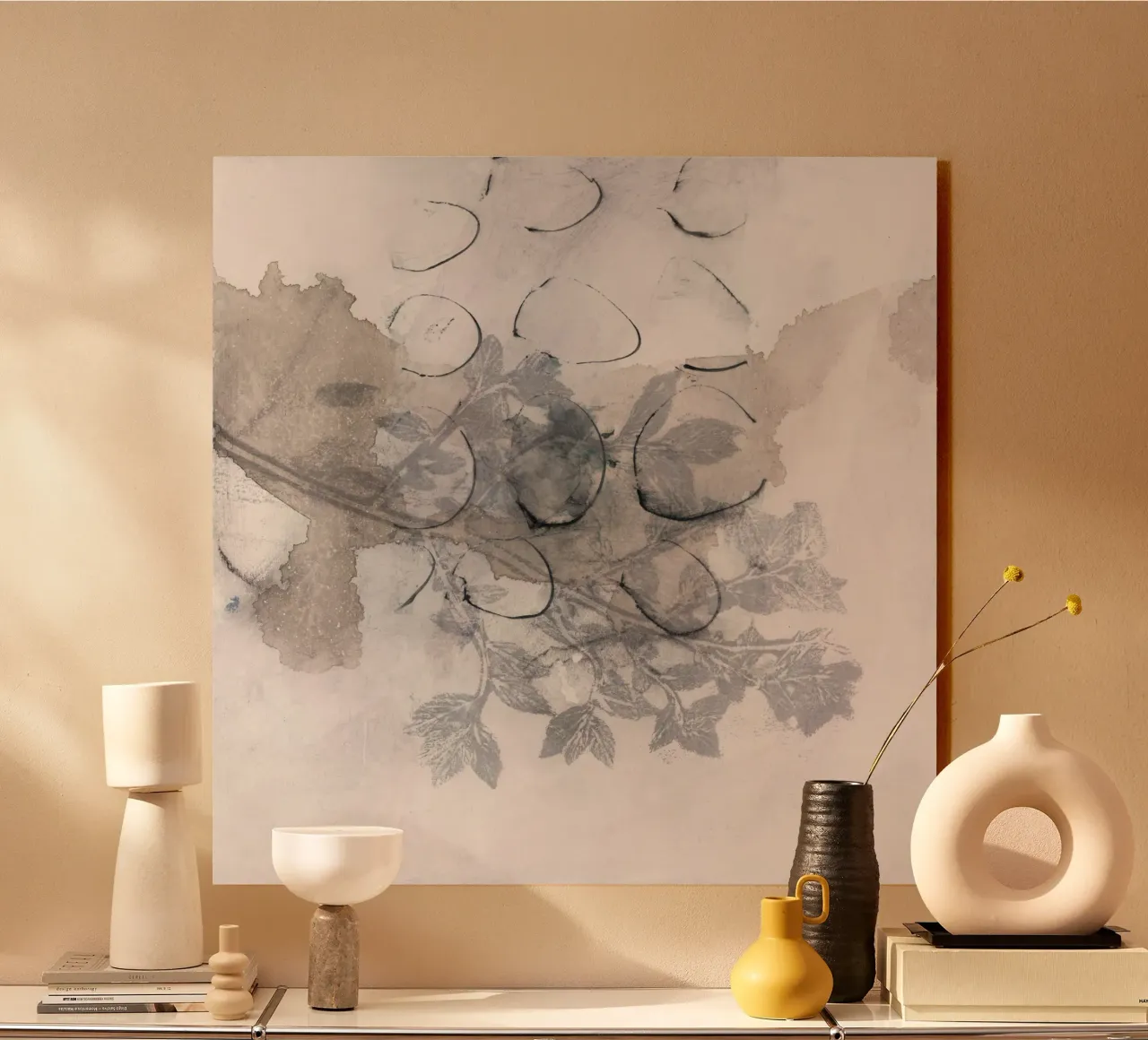 botanical collage plexiglass da IRIS LEHNHARDT FINE ART