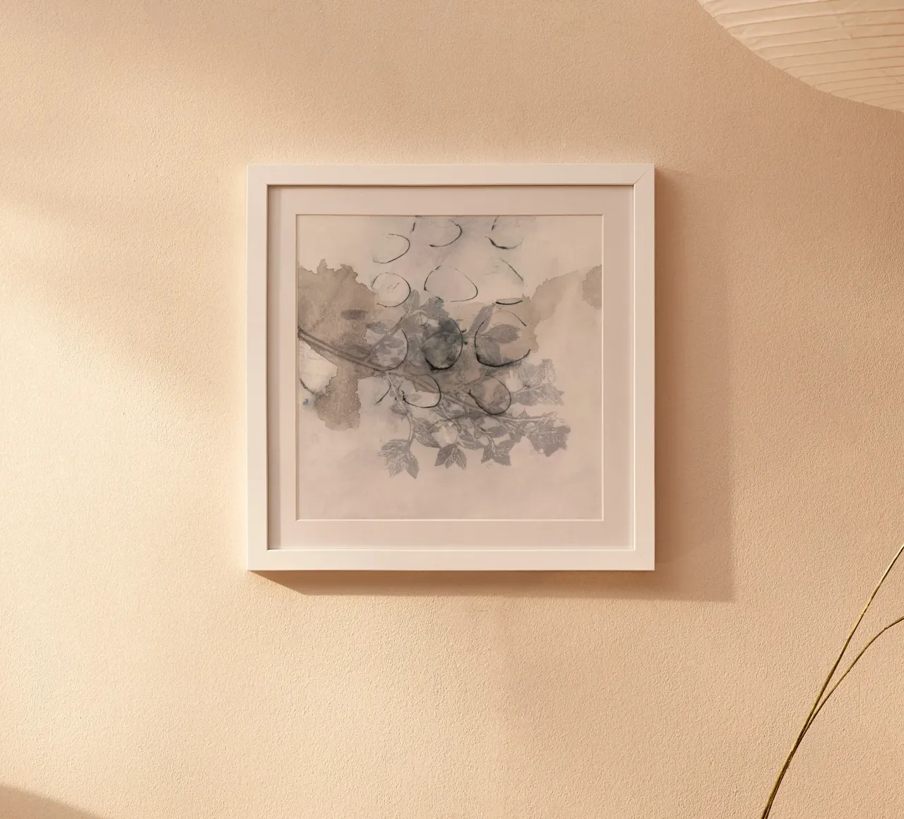 botanical collage poster con telaio in alluminio da IRIS LEHNHARDT FINE ART