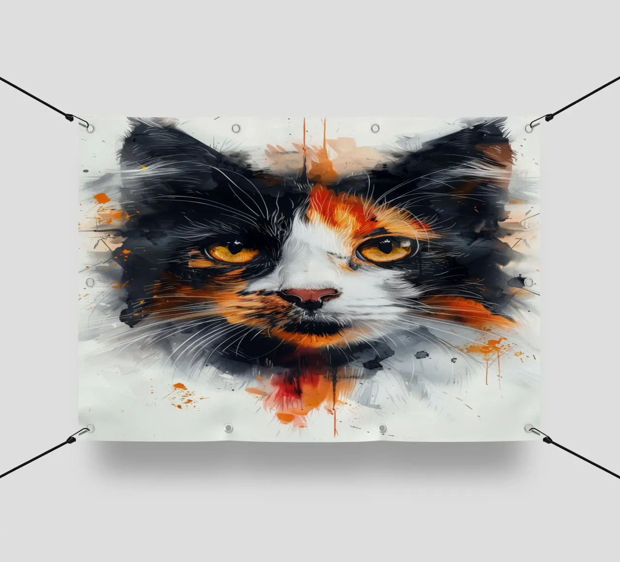 Tri color cat telo in pvc da Justyna Jaszke JBJart