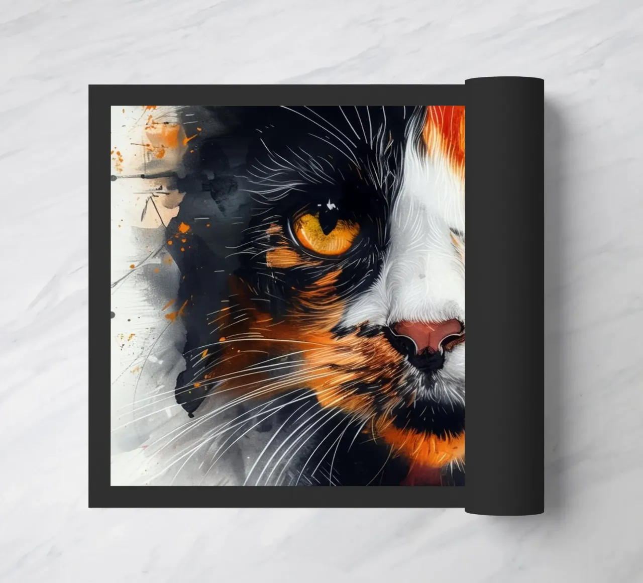 Tri color cat zerbino da Justyna Jaszke JBJart