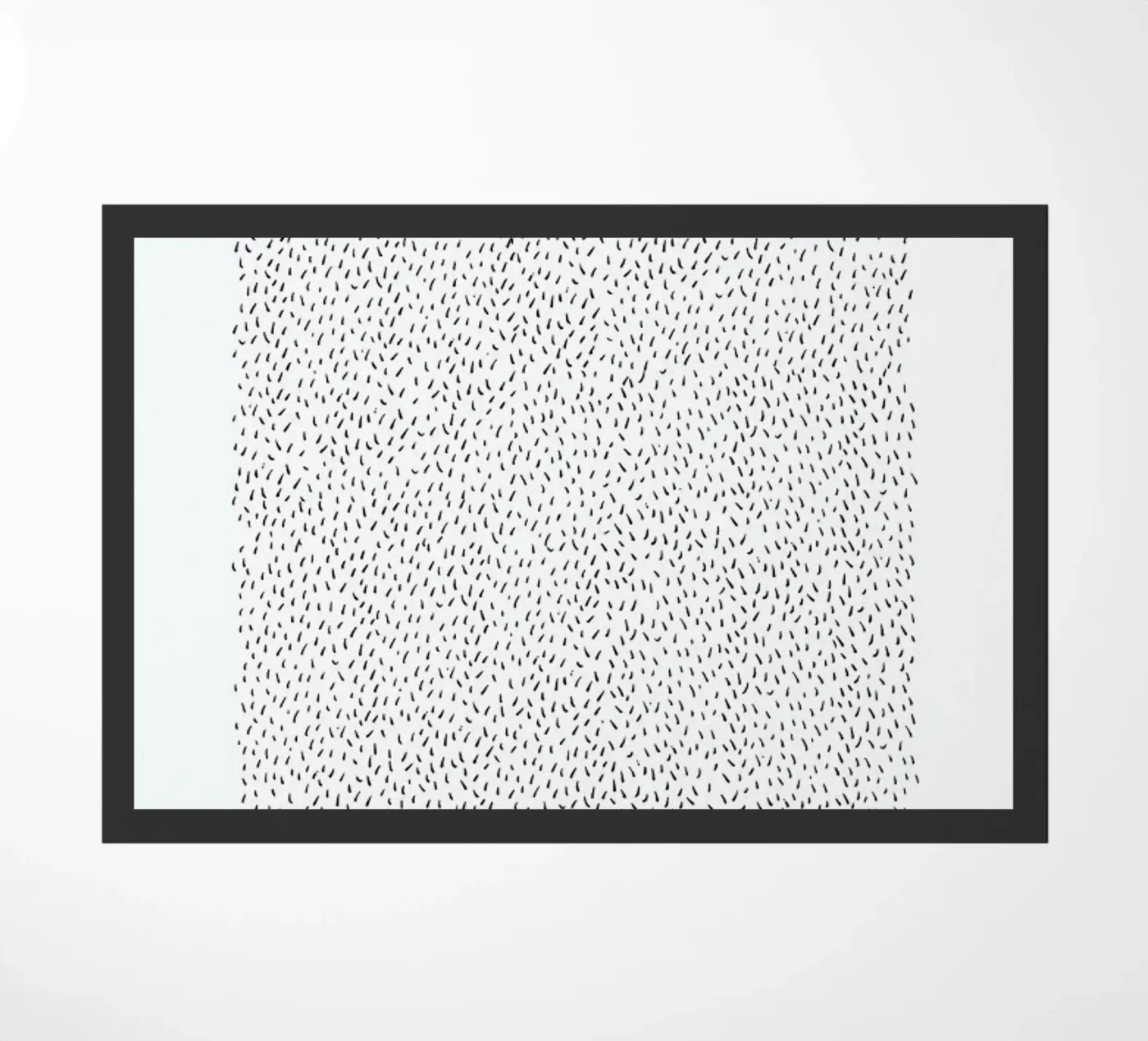 Black Grass doormat by Róbert Farkas