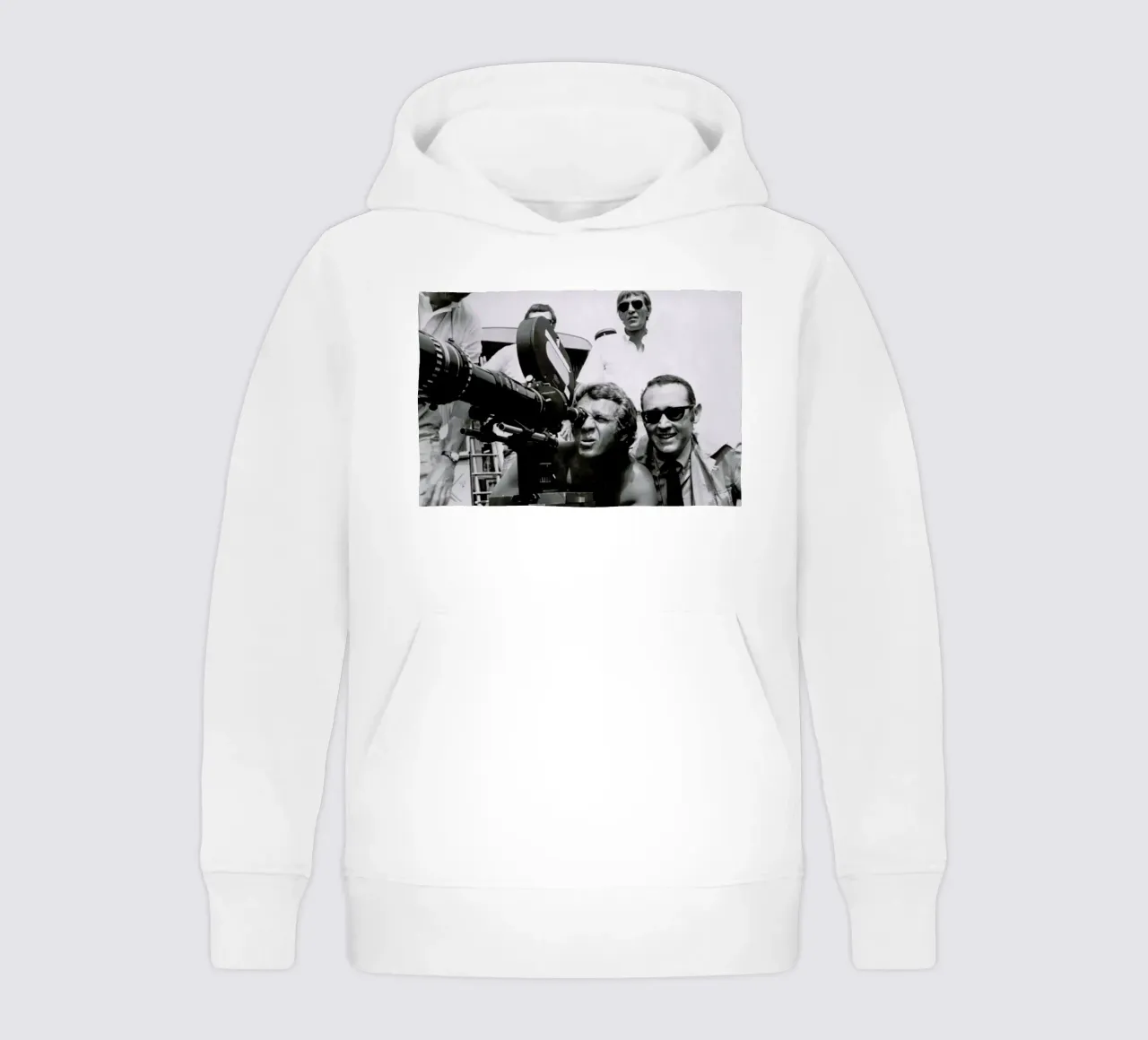 Steve McQueen behind the Camera felpa bambino con cappuccio da Gallery Print and Art Limited