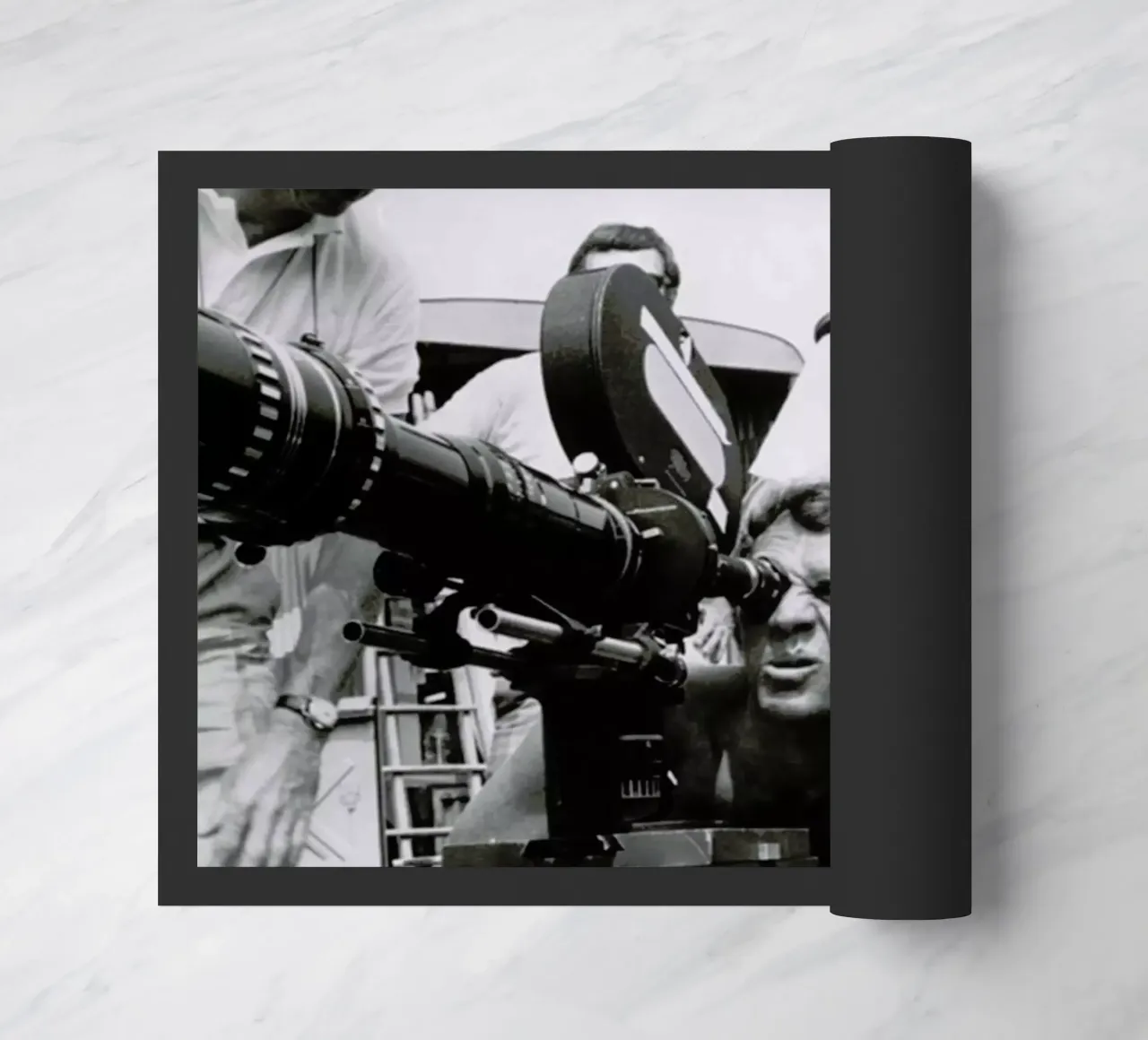 Steve McQueen behind the Camera zerbino da Gallery Print and Art Limited