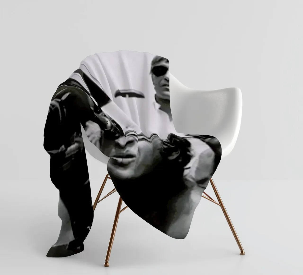 Steve McQueen behind the Camera coperta in pile da Gallery Print and Art Limited