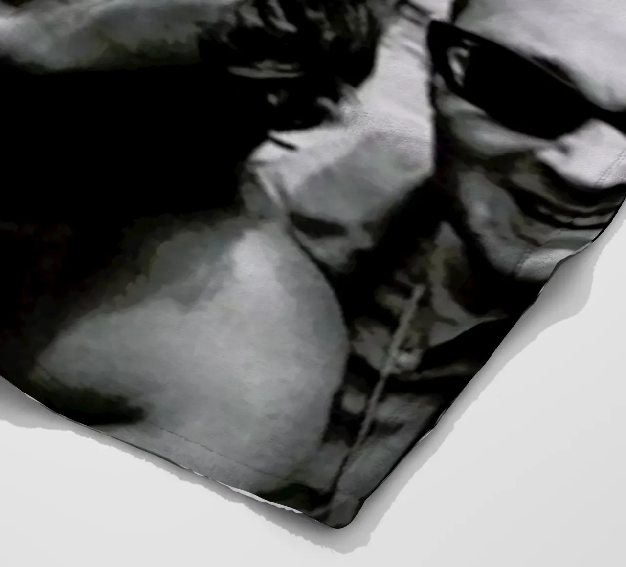 Steve McQueen behind the Camera coperta in pile da Gallery Print and Art Limited