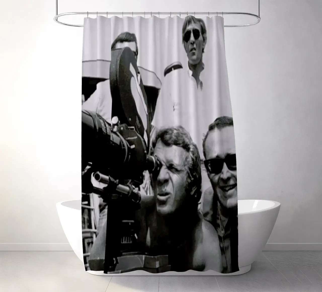 Steve McQueen behind the Camera tenda da doccia da Gallery Print and Art Limited