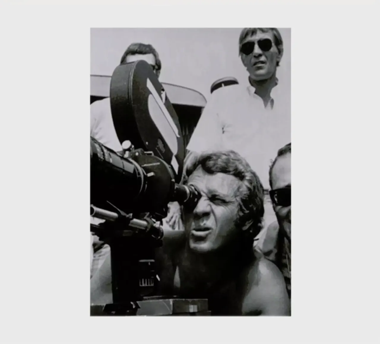 Steve McQueen behind the Camera diario da Gallery Print and Art Limited