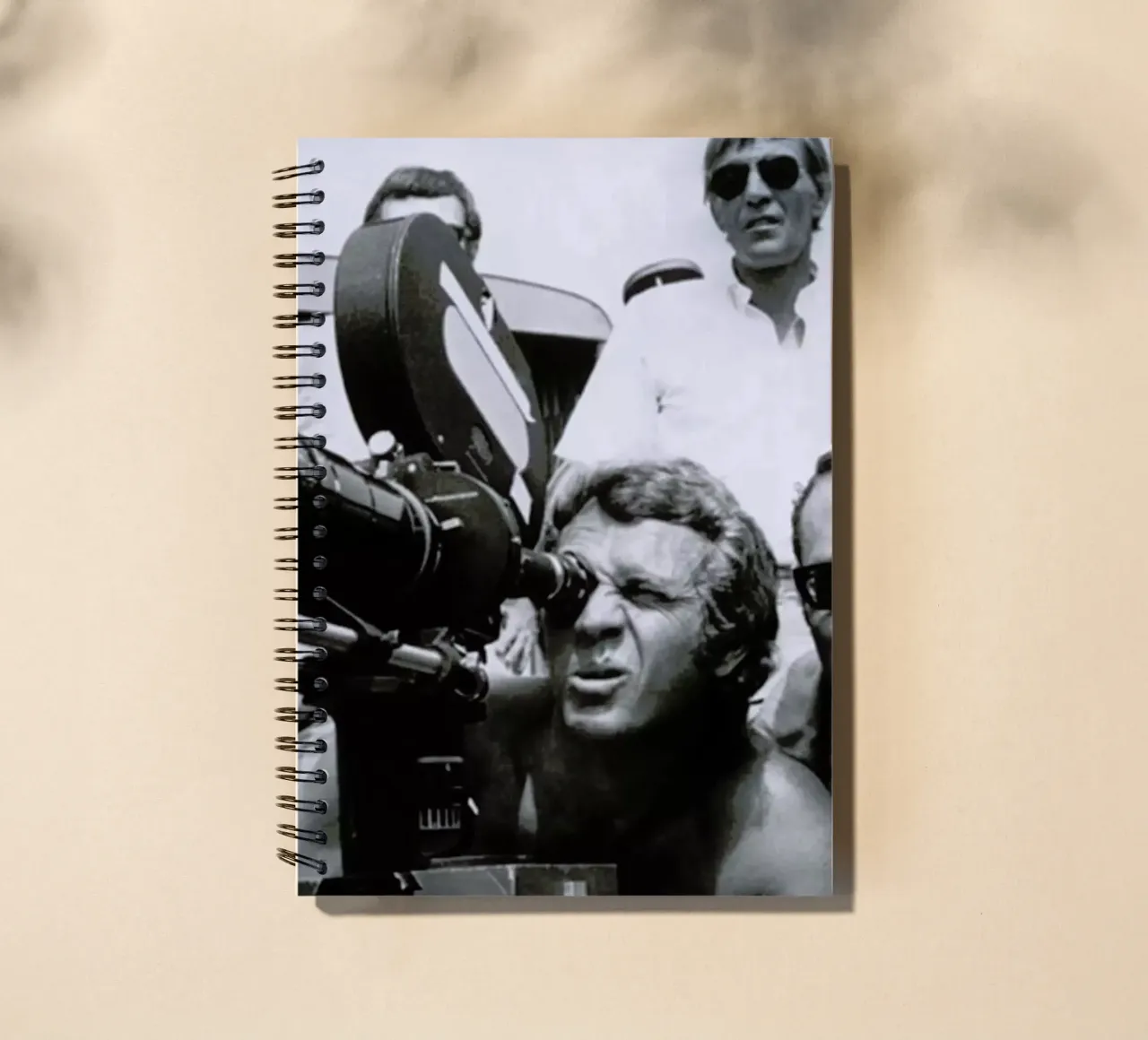 Steve McQueen behind the Camera spiral notebook by Gallery Print and Art Limited